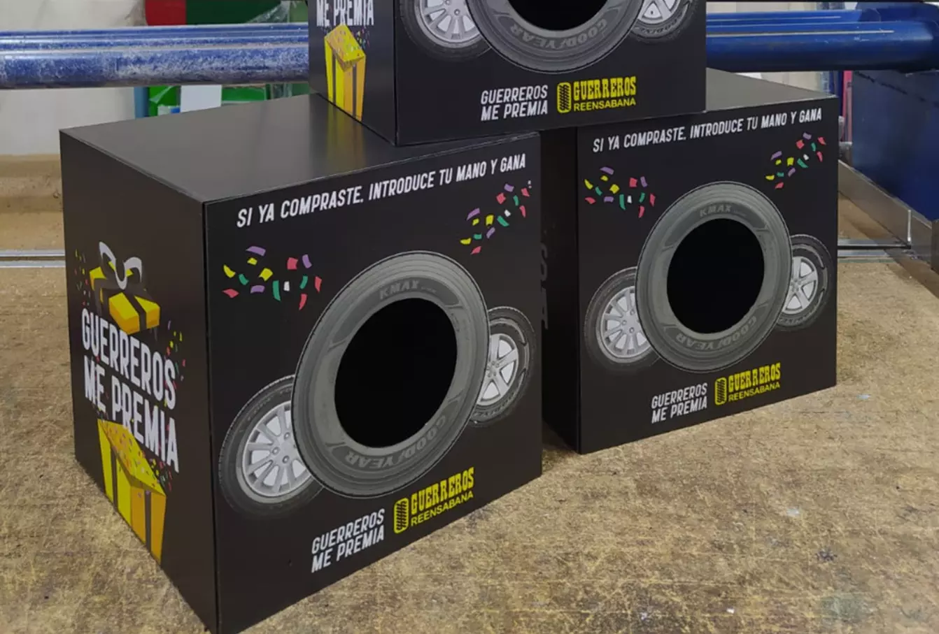 Cubos Publicitarios en Poliestireno